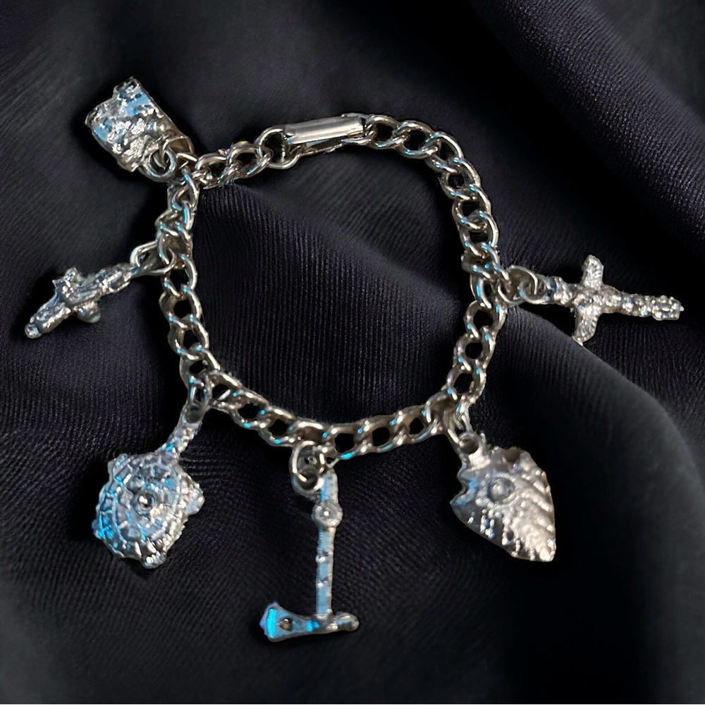 Vintage Native American charm bracelet